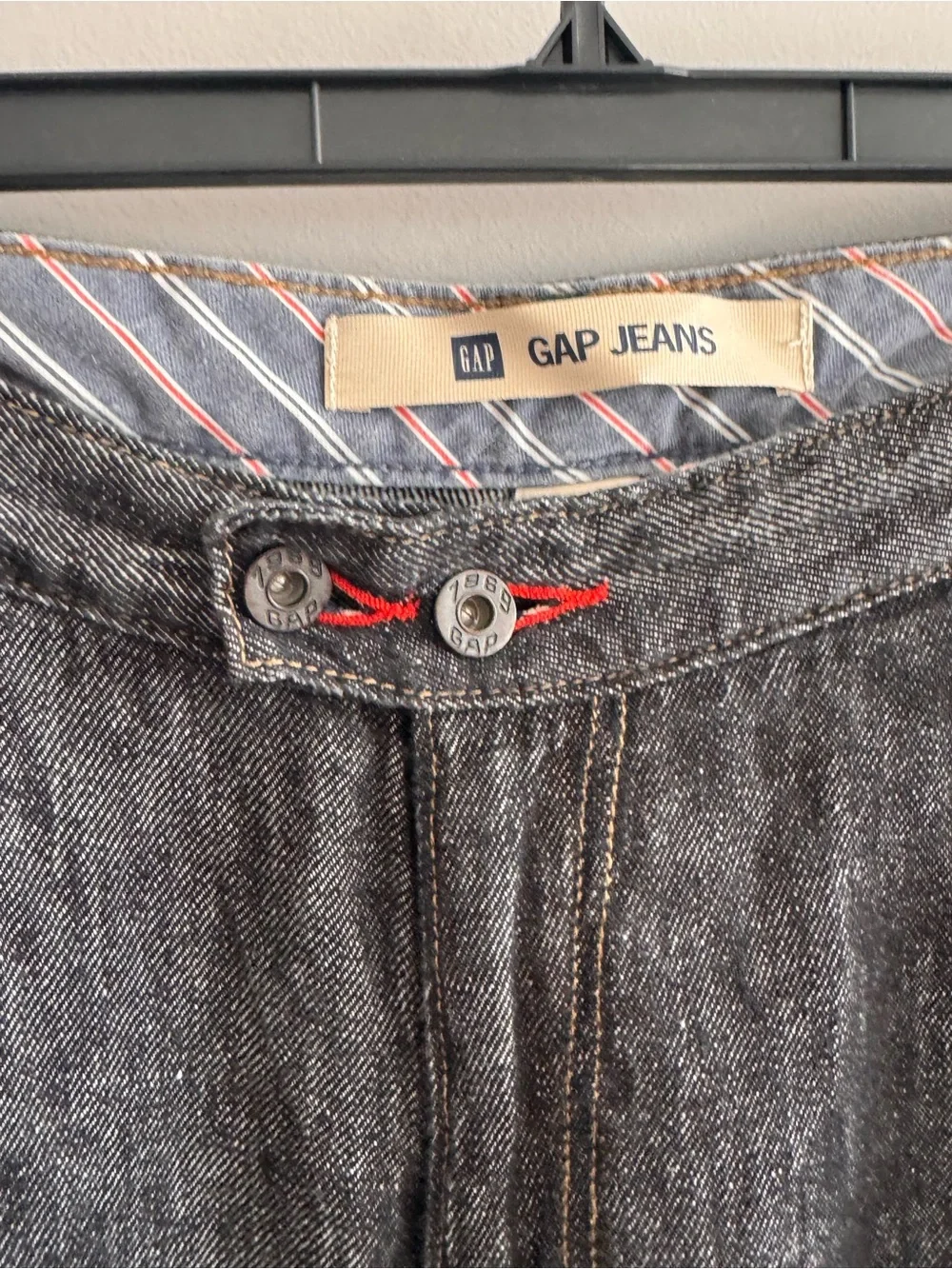 GAP Jeans Men’s 34x34 100% Linen Utility Carpenter Pants Charcoal